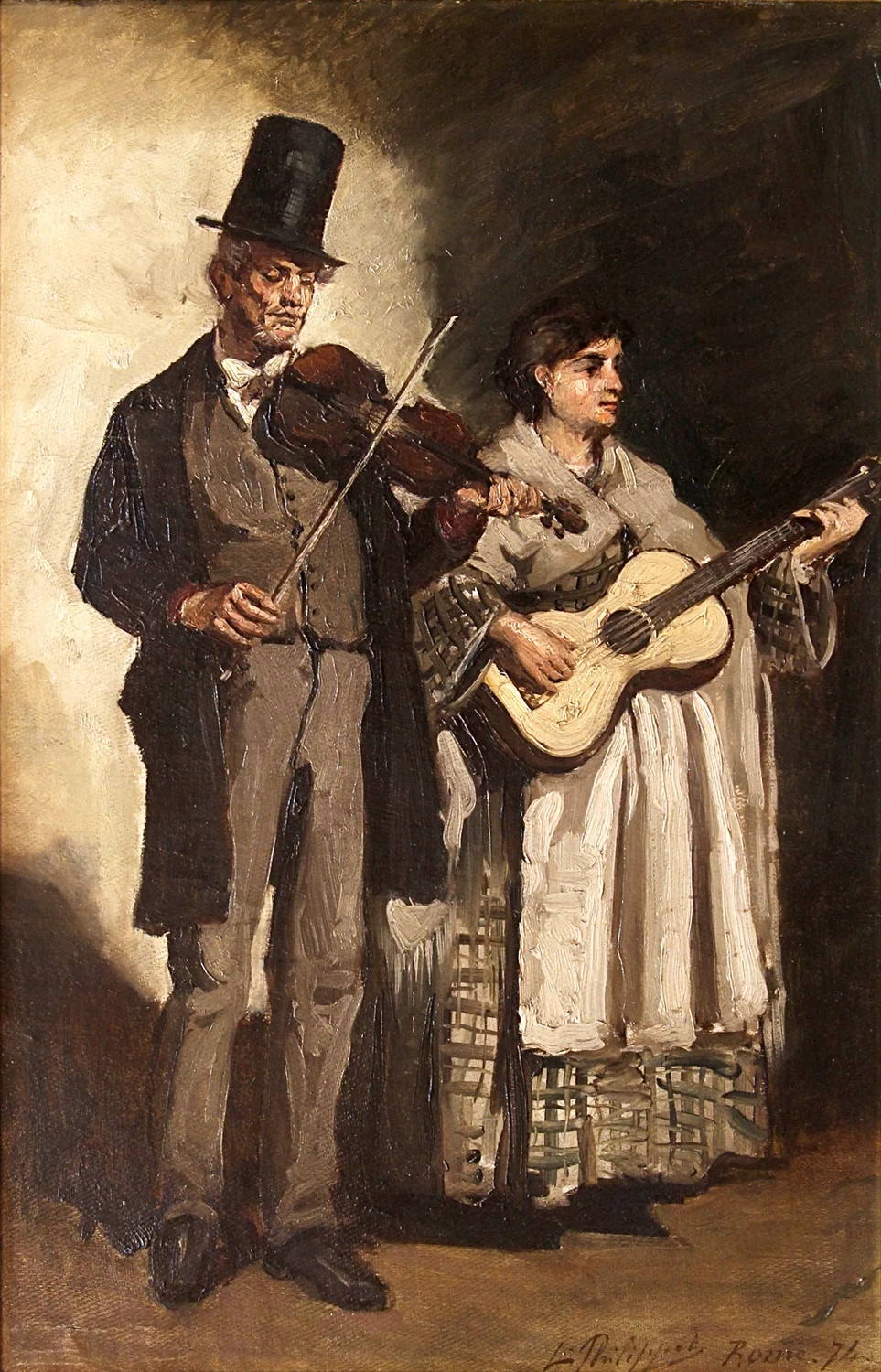 Musicisti. Roma (1874)